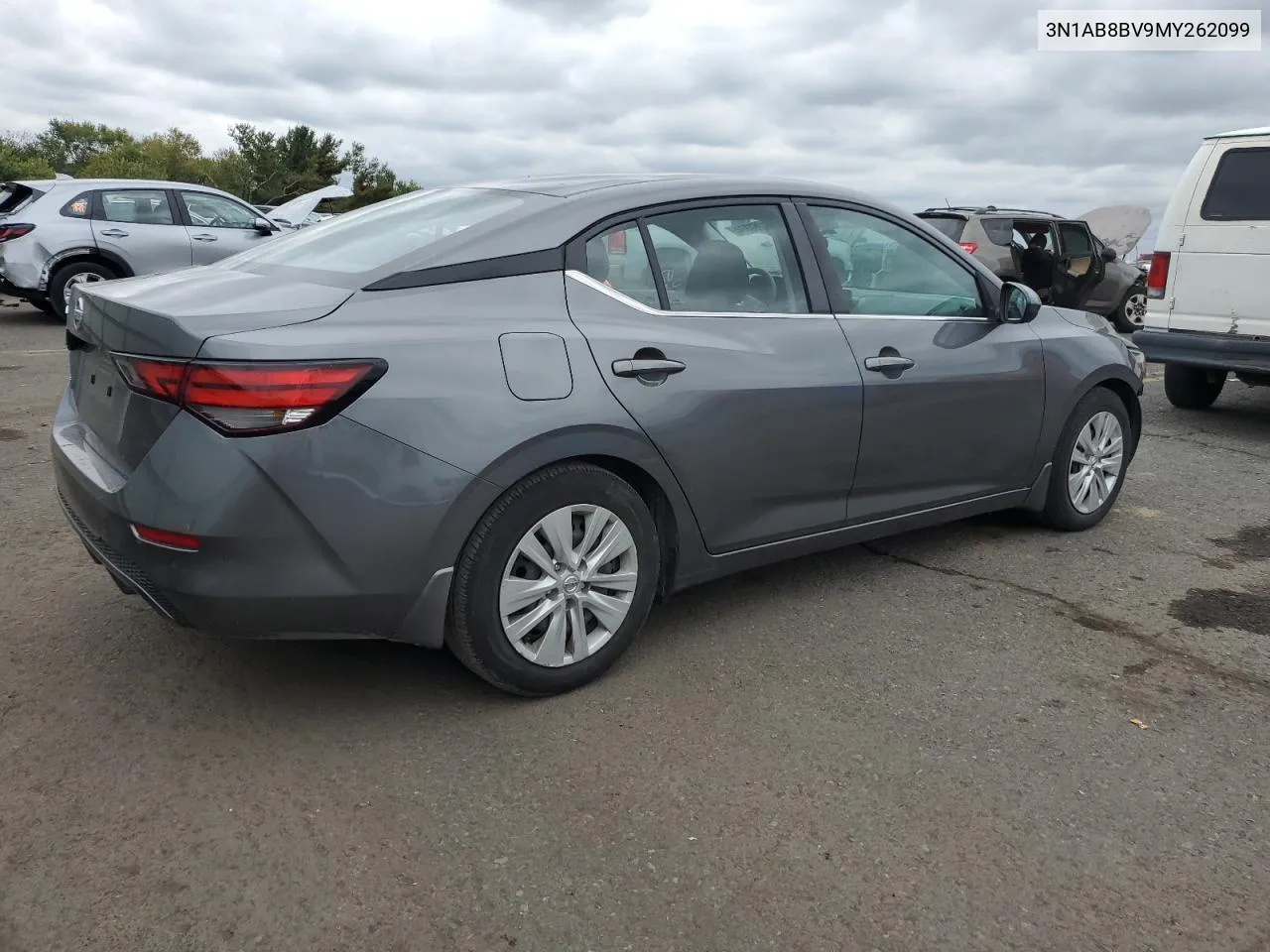 2021 Nissan Sentra S VIN: 3N1AB8BV9MY262099 Lot: 71252374