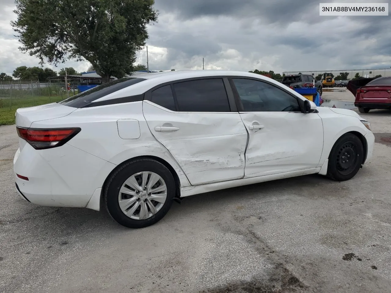 2021 Nissan Sentra S VIN: 3N1AB8BV4MY236168 Lot: 71280044