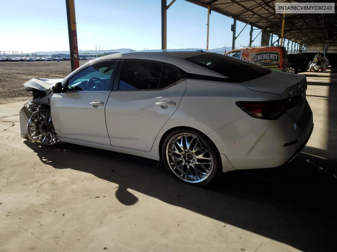 2021 Nissan Sentra Sv VIN: 3N1AB8CV8MY230243 Lot: 71305174