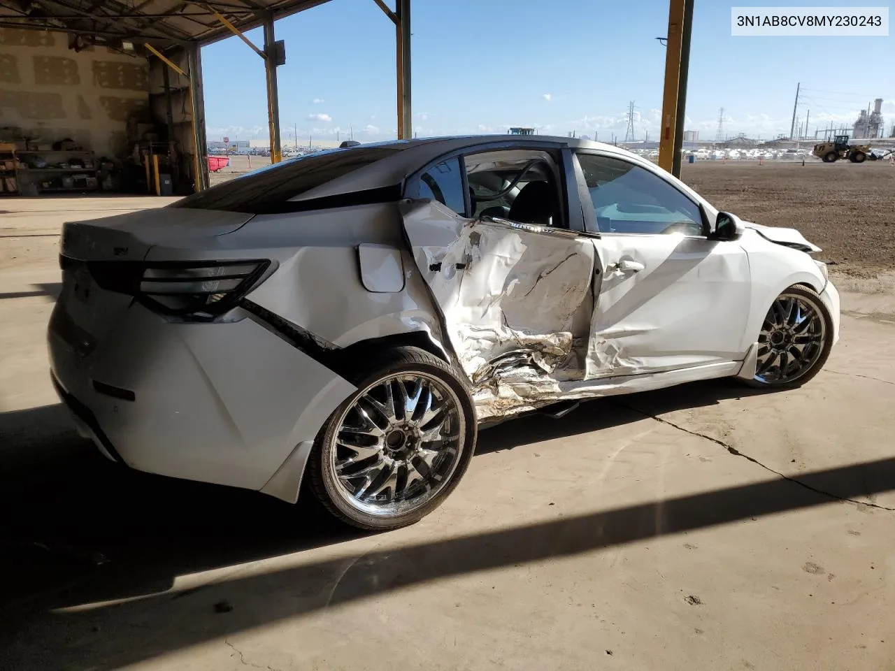 2021 Nissan Sentra Sv VIN: 3N1AB8CV8MY230243 Lot: 71305174