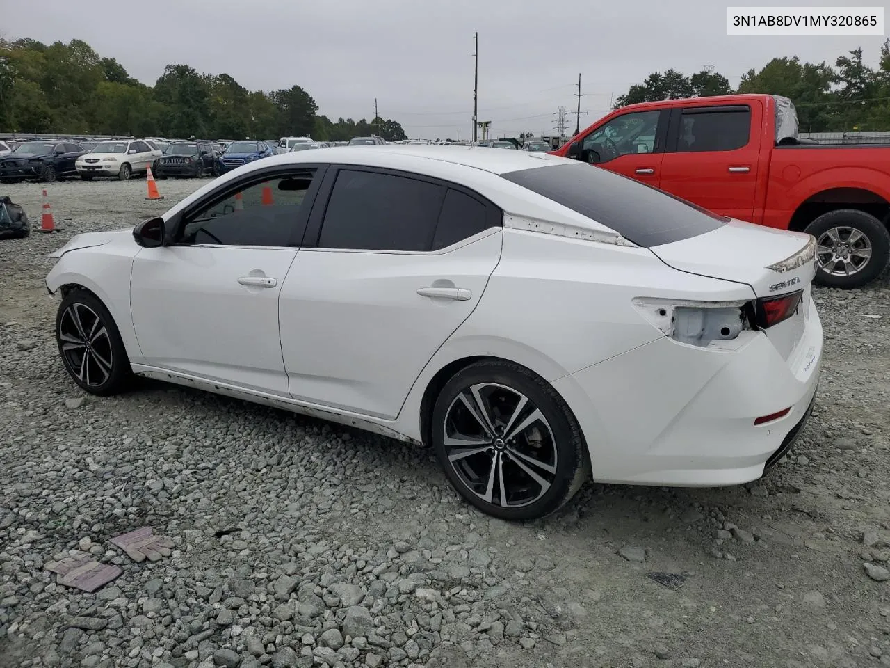 2021 Nissan Sentra Sr VIN: 3N1AB8DV1MY320865 Lot: 71361844