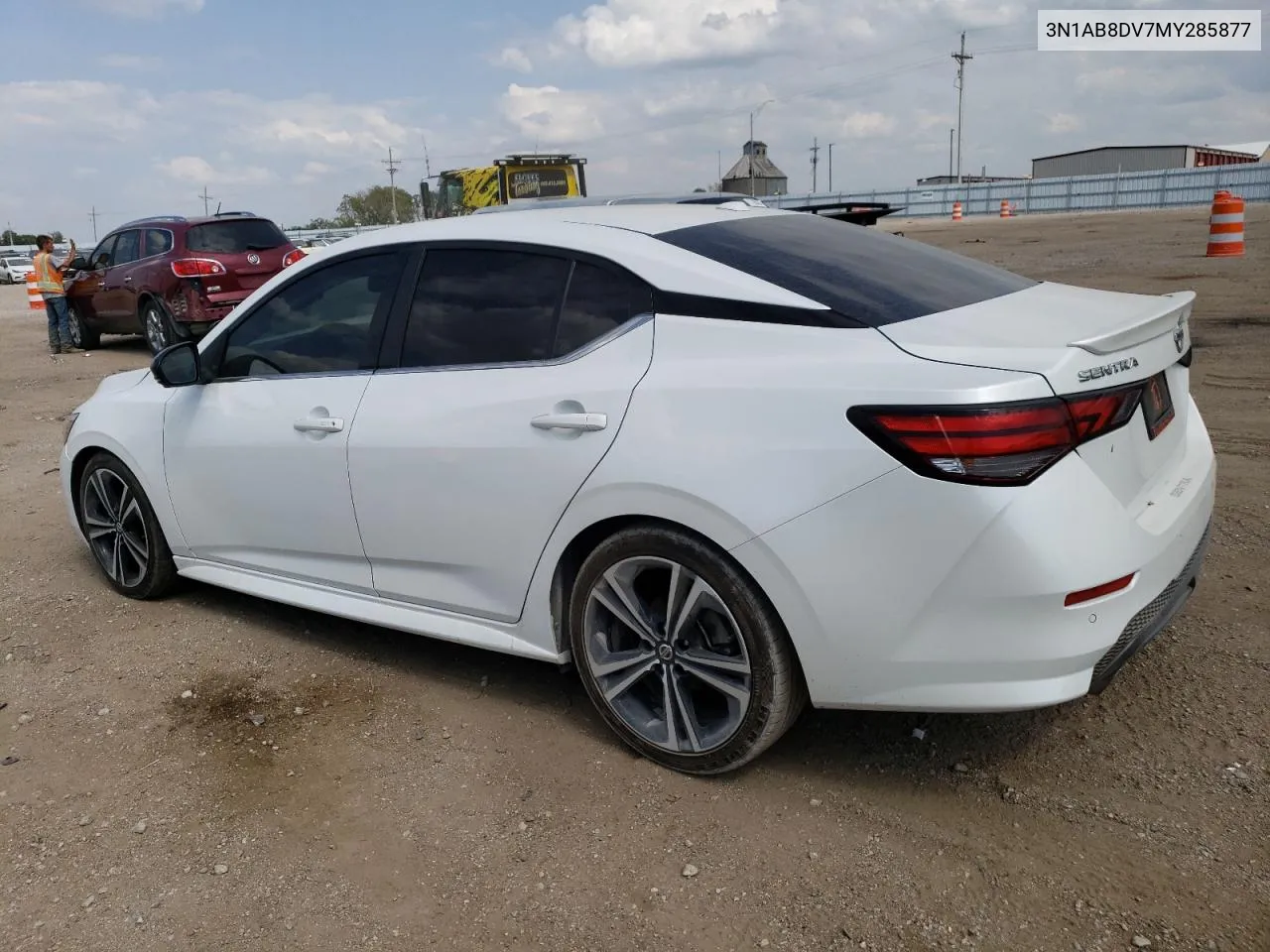 2021 Nissan Sentra Sr VIN: 3N1AB8DV7MY285877 Lot: 71392304