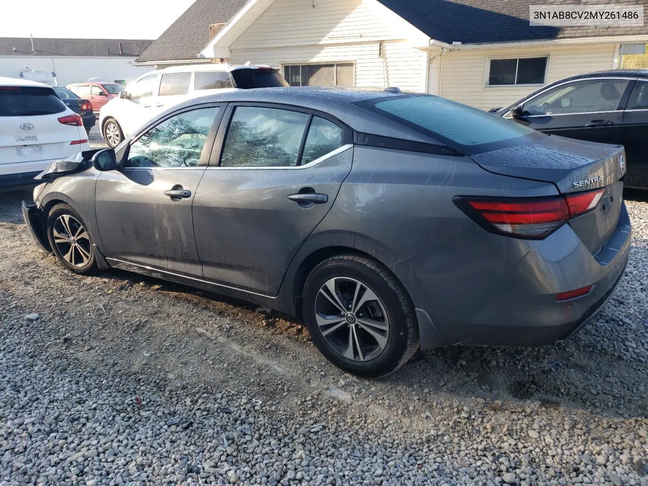 2021 Nissan Sentra Sv VIN: 3N1AB8CV2MY261486 Lot: 71431304