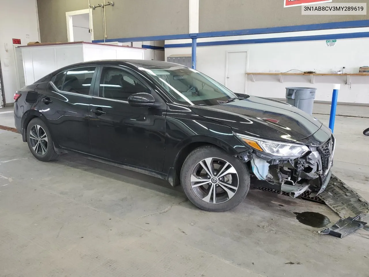 2021 Nissan Sentra Sv VIN: 3N1AB8CV3MY289619 Lot: 71454154