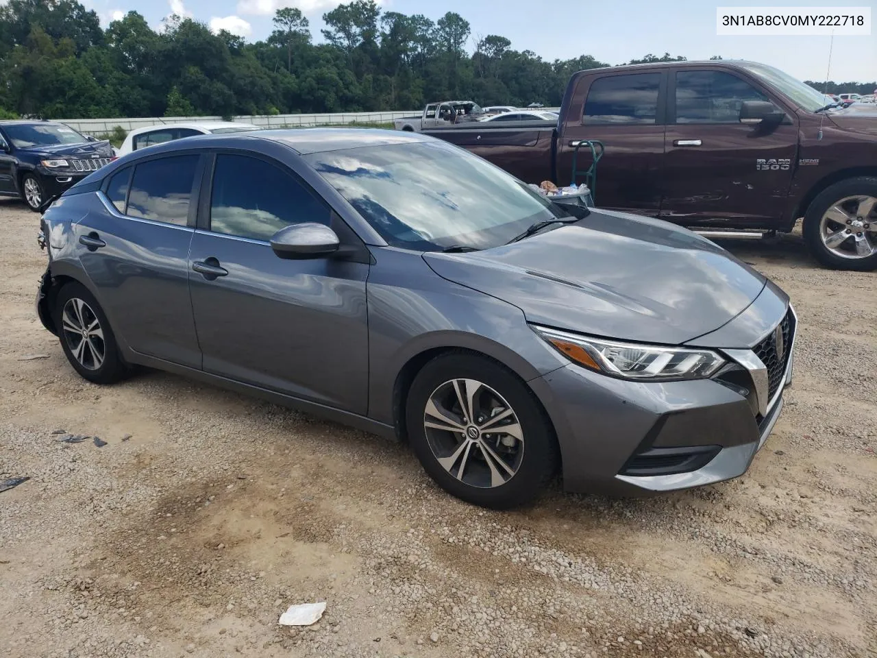 3N1AB8CV0MY222718 2021 Nissan Sentra Sv