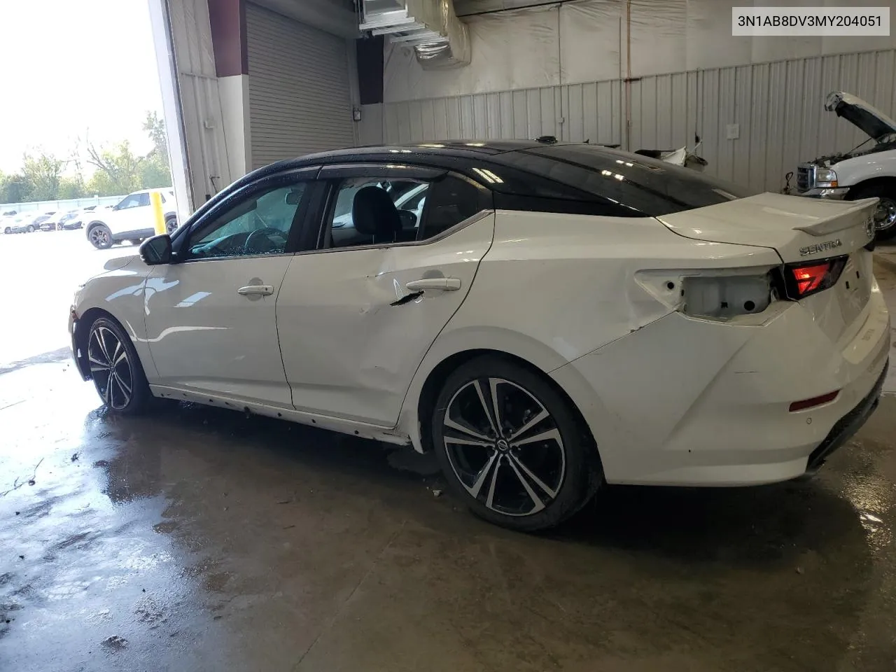 2021 Nissan Sentra Sr VIN: 3N1AB8DV3MY204051 Lot: 71544054