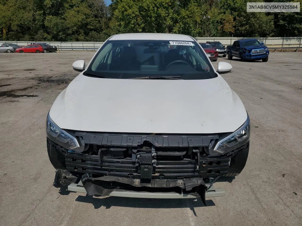 2021 Nissan Sentra Sv VIN: 3N1AB8CV5MY325584 Lot: 71586264