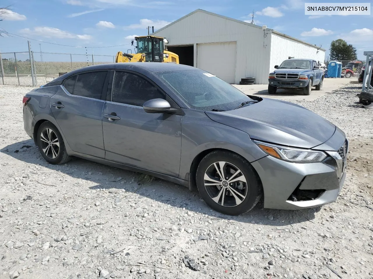 2021 Nissan Sentra Sv VIN: 3N1AB8CV7MY215104 Lot: 71602274