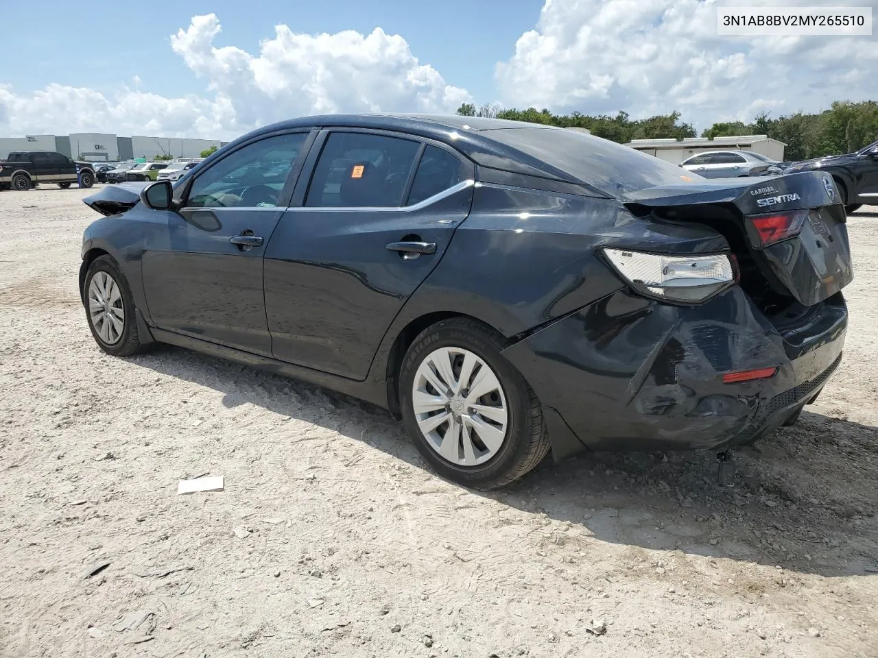 2021 Nissan Sentra S VIN: 3N1AB8BV2MY265510 Lot: 71630374