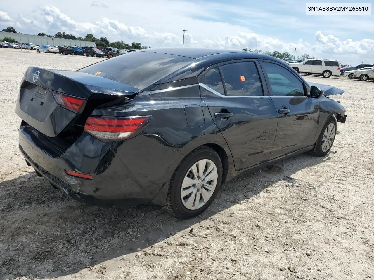 2021 Nissan Sentra S VIN: 3N1AB8BV2MY265510 Lot: 71630374