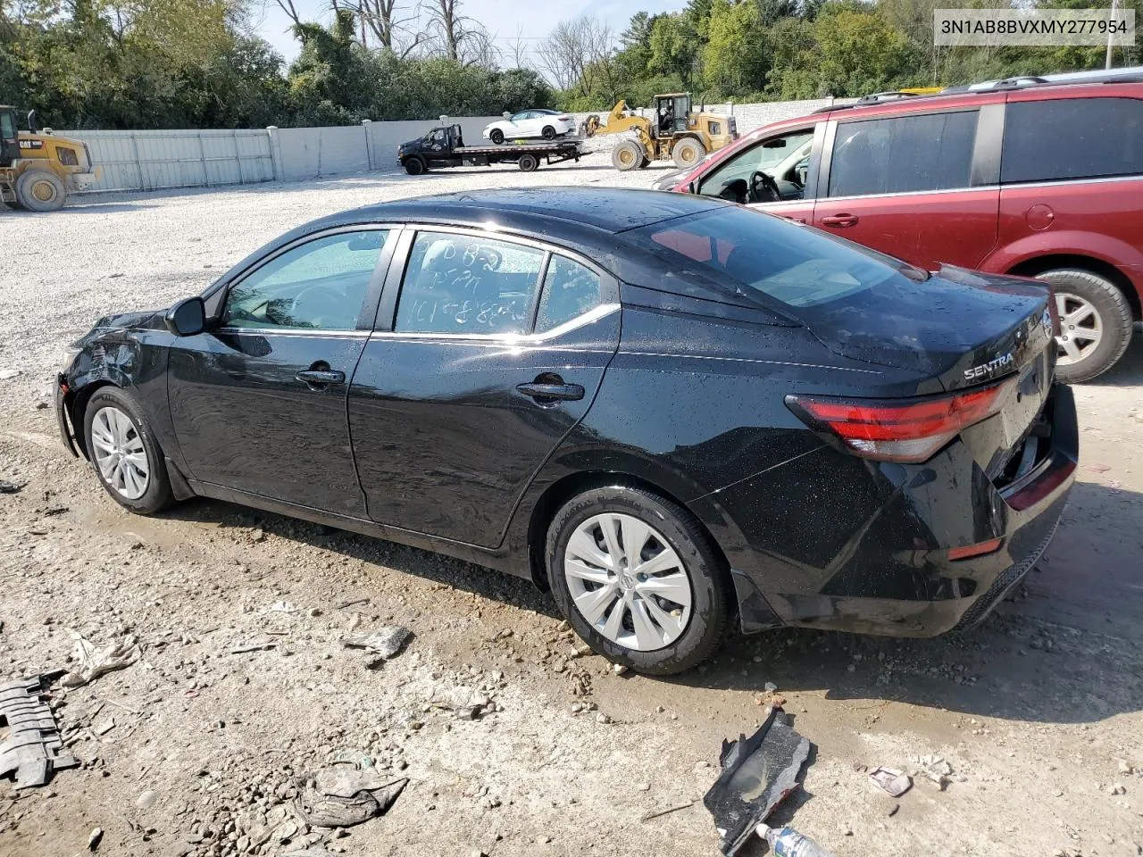 2021 Nissan Sentra S VIN: 3N1AB8BVXMY277954 Lot: 71663954