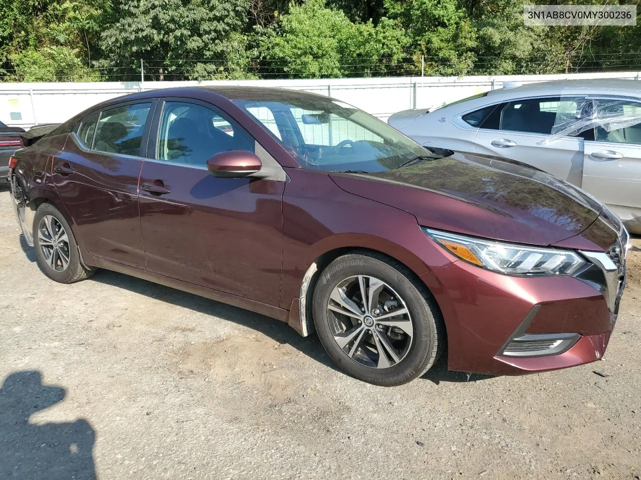 2021 Nissan Sentra Sv VIN: 3N1AB8CV0MY300236 Lot: 71675314