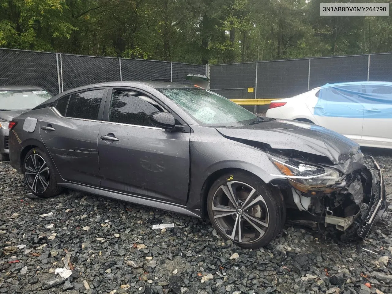 2021 Nissan Sentra Sr VIN: 3N1AB8DV0MY264790 Lot: 71774984