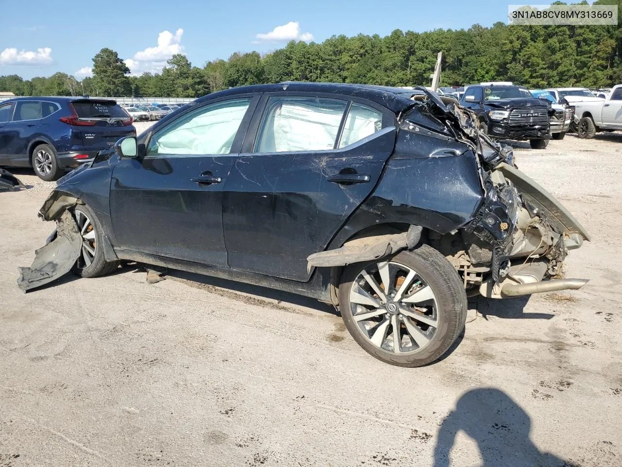 2021 Nissan Sentra Sv VIN: 3N1AB8CV8MY313669 Lot: 71796404