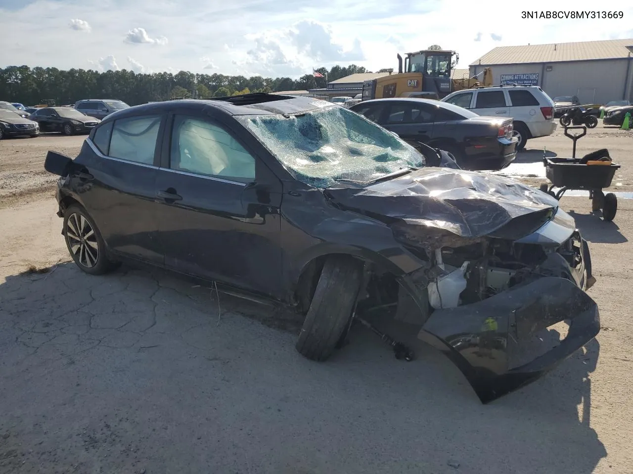 2021 Nissan Sentra Sv VIN: 3N1AB8CV8MY313669 Lot: 71796404