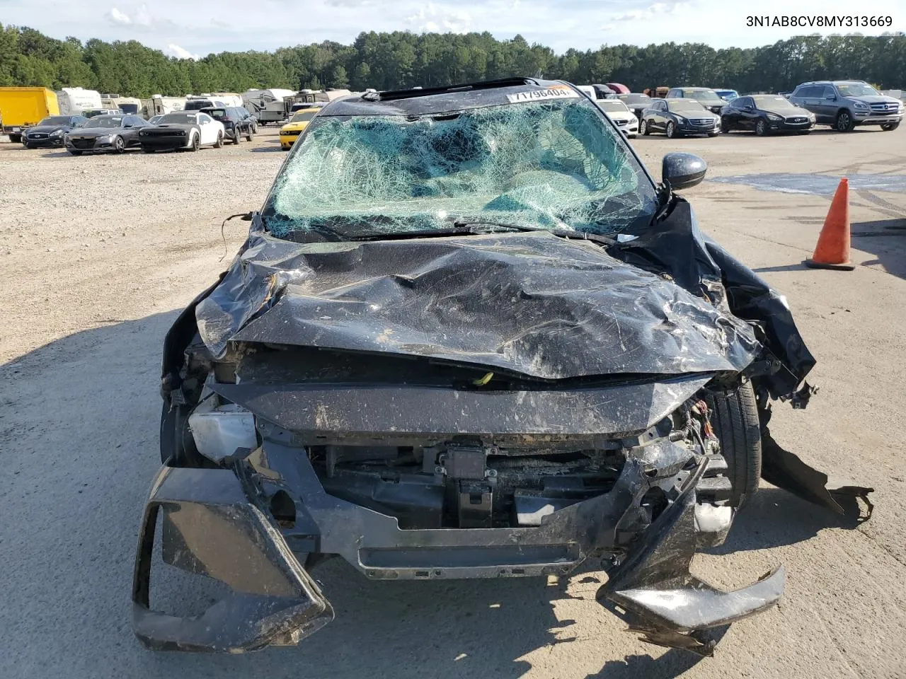 2021 Nissan Sentra Sv VIN: 3N1AB8CV8MY313669 Lot: 71796404