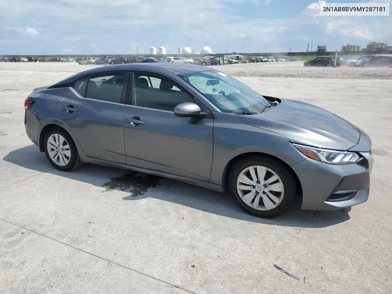 2021 Nissan Sentra S VIN: 3N1AB8BV9MY287181 Lot: 71856464