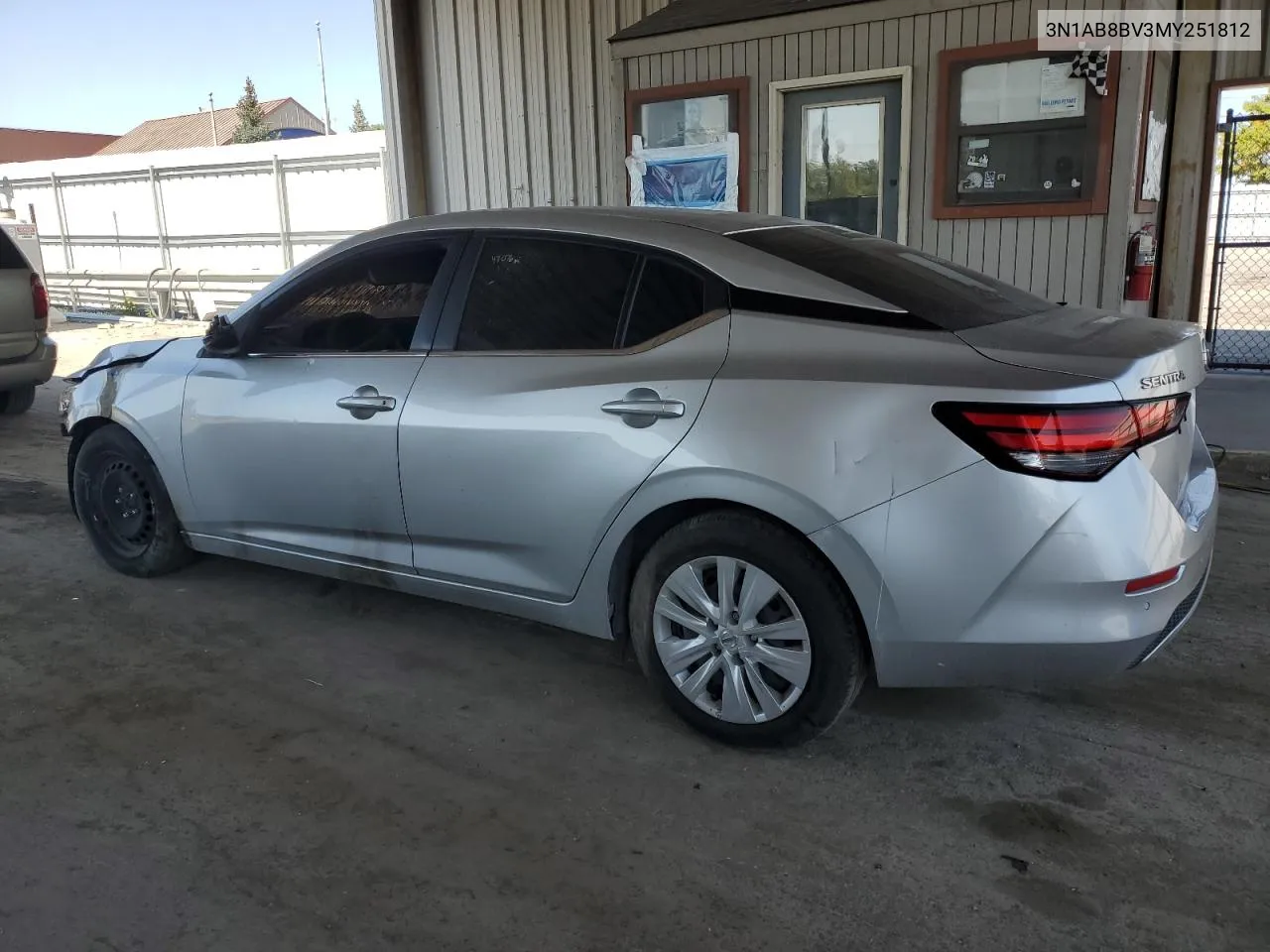 2021 Nissan Sentra S VIN: 3N1AB8BV3MY251812 Lot: 71917384