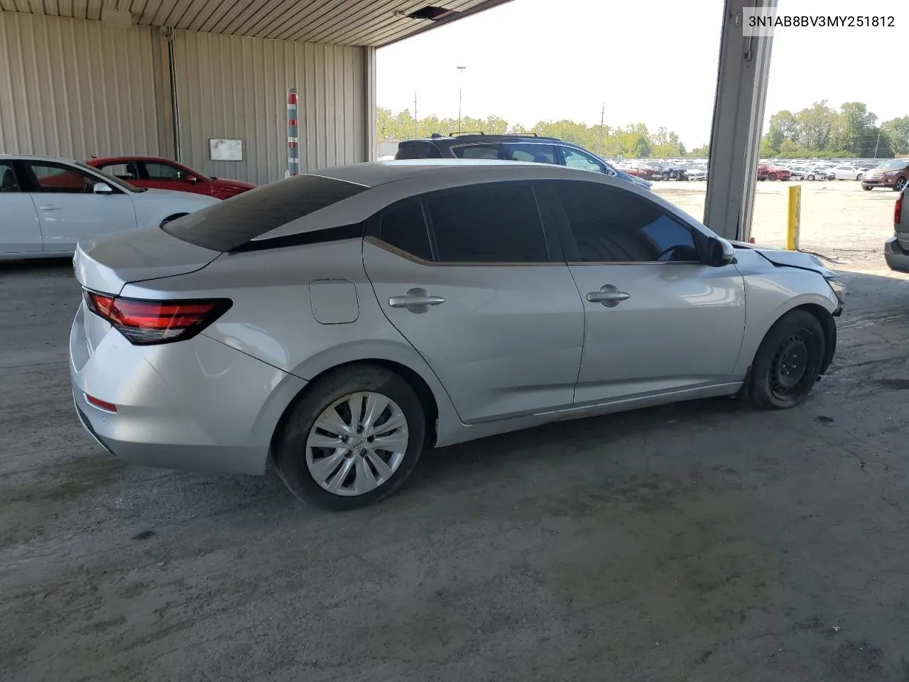 2021 Nissan Sentra S VIN: 3N1AB8BV3MY251812 Lot: 71917384