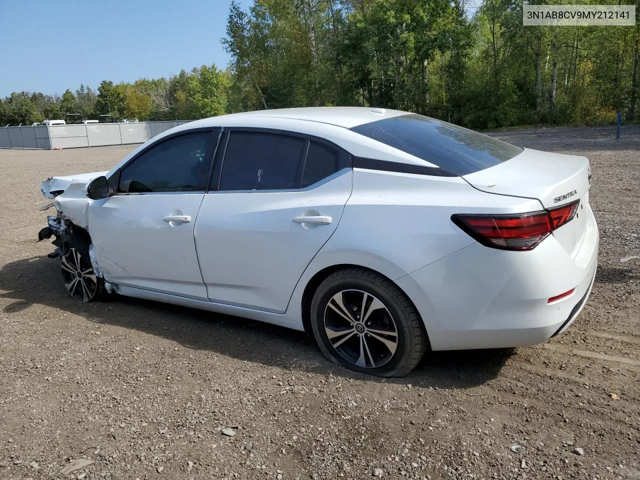 2021 Nissan Sentra Sv VIN: 3N1AB8CV9MY212141 Lot: 72009644