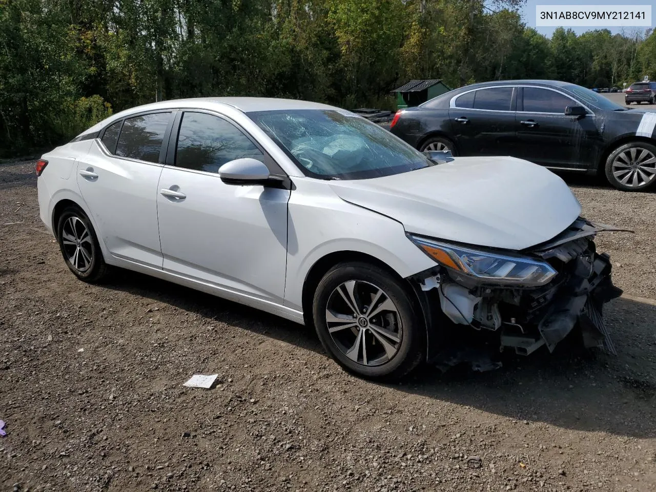 2021 Nissan Sentra Sv VIN: 3N1AB8CV9MY212141 Lot: 72009644