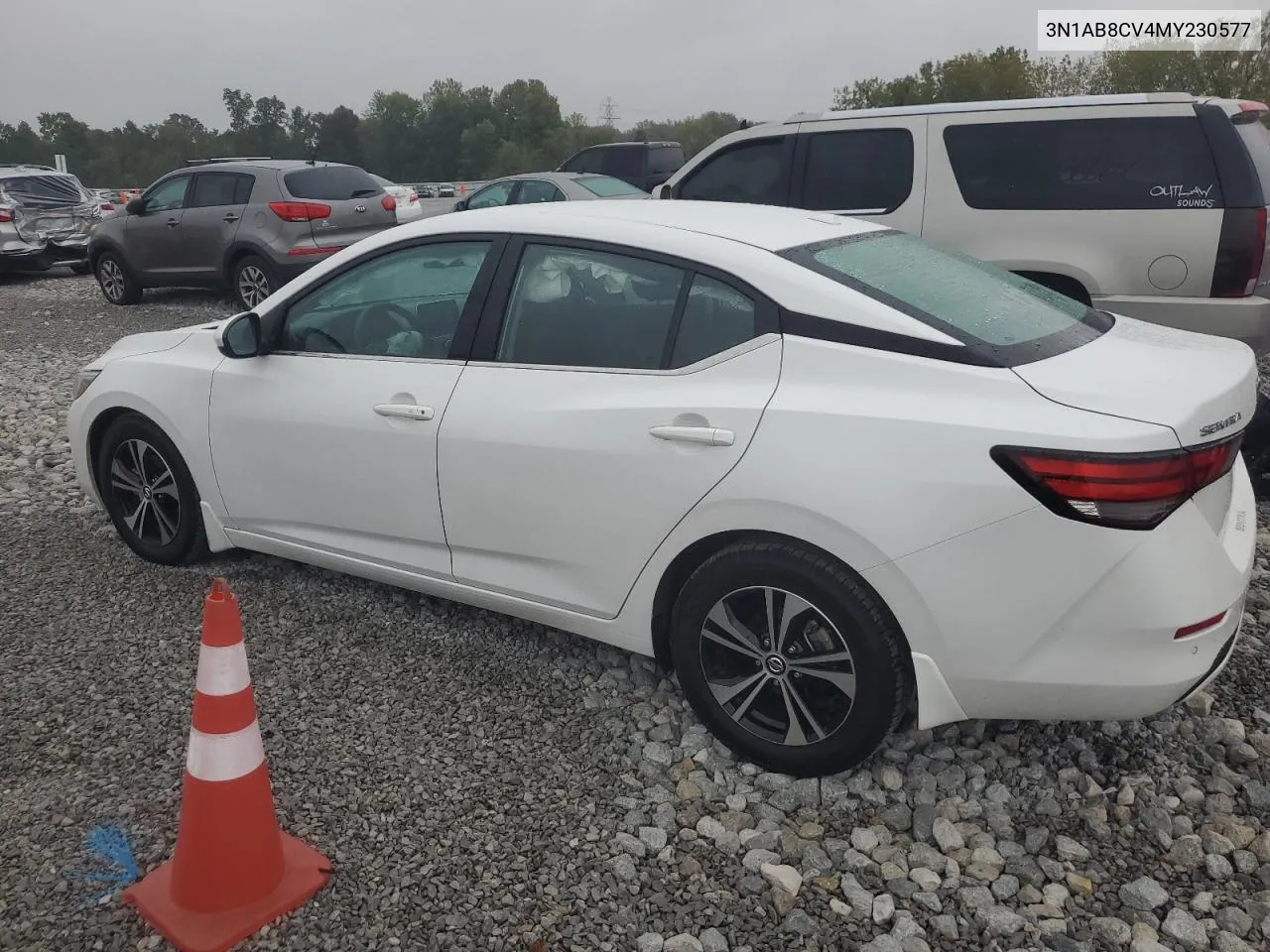 2021 Nissan Sentra Sv VIN: 3N1AB8CV4MY230577 Lot: 72010654