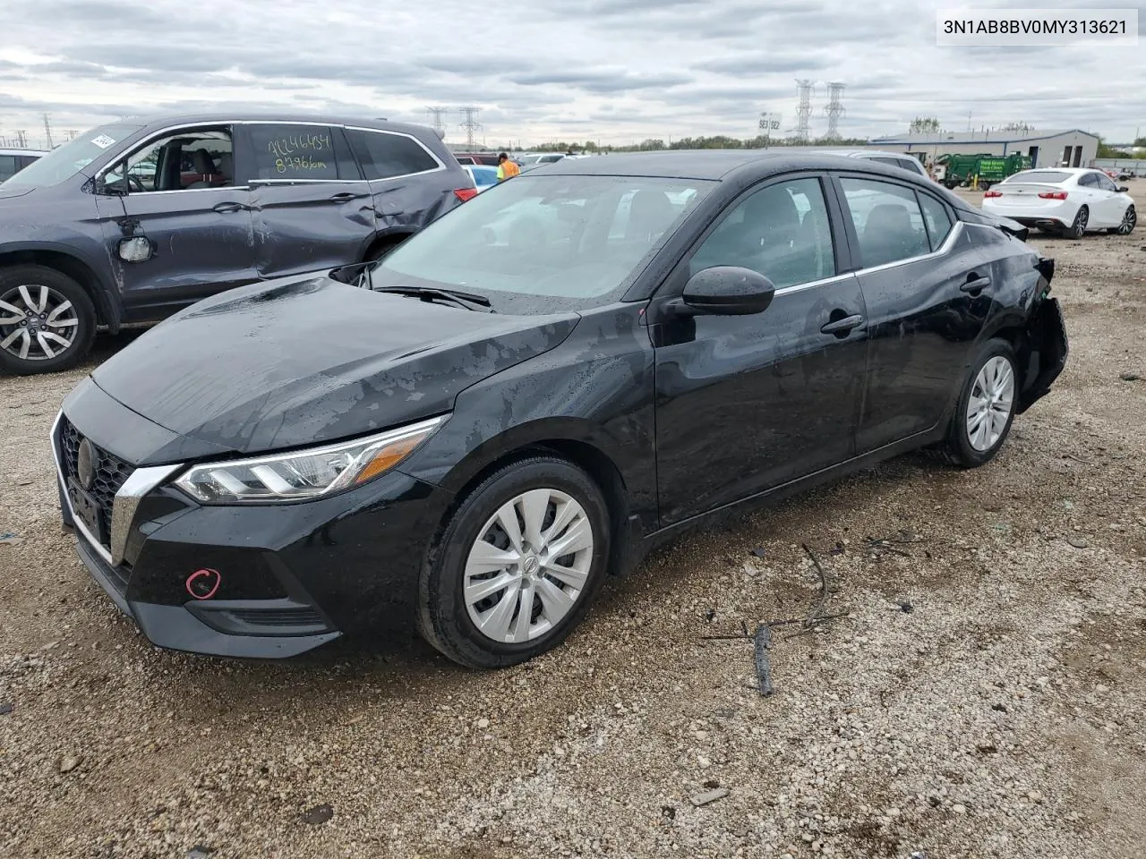 2021 Nissan Sentra S VIN: 3N1AB8BV0MY313621 Lot: 72179524