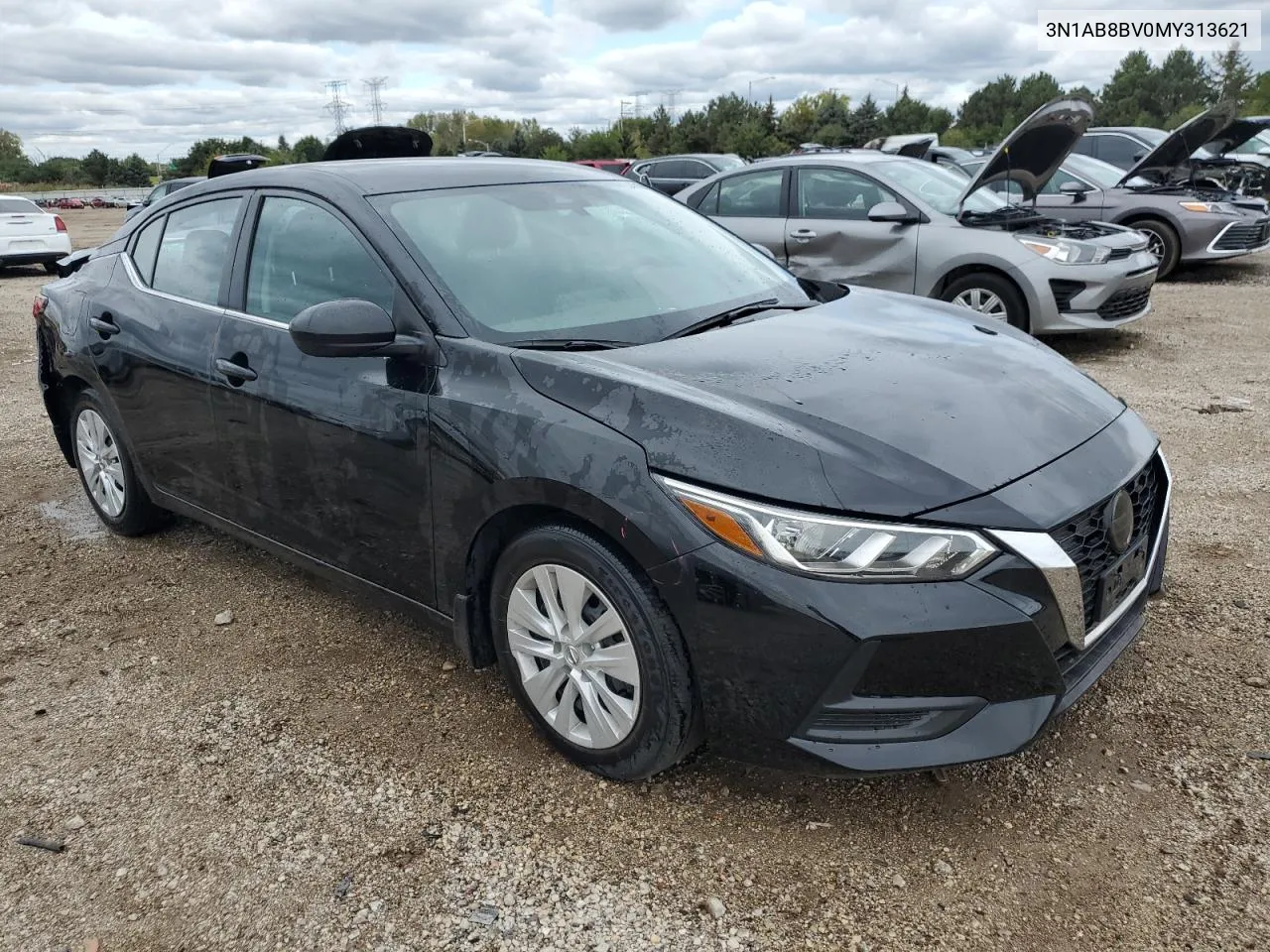 2021 Nissan Sentra S VIN: 3N1AB8BV0MY313621 Lot: 72179524