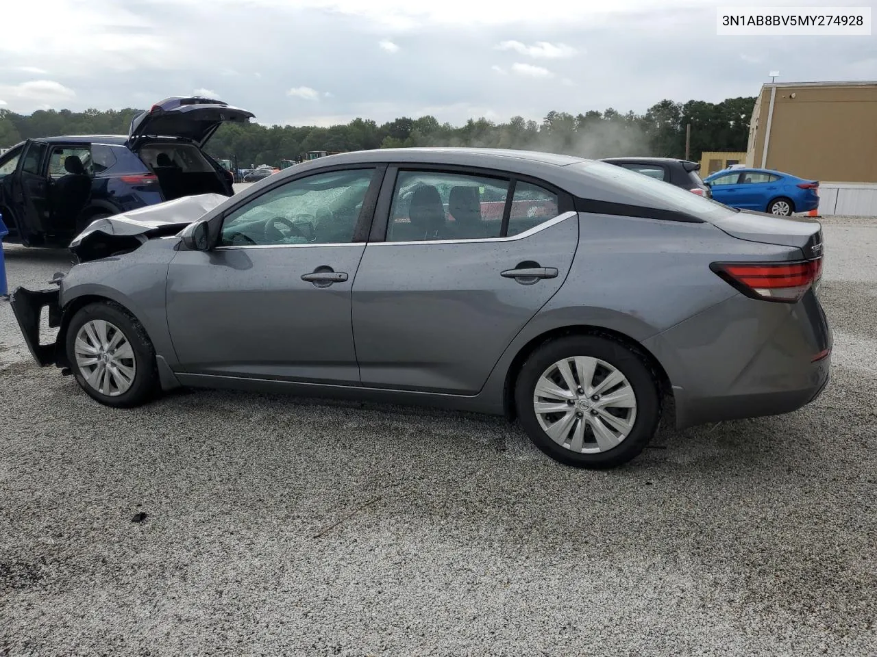 2021 Nissan Sentra S VIN: 3N1AB8BV5MY274928 Lot: 72181114