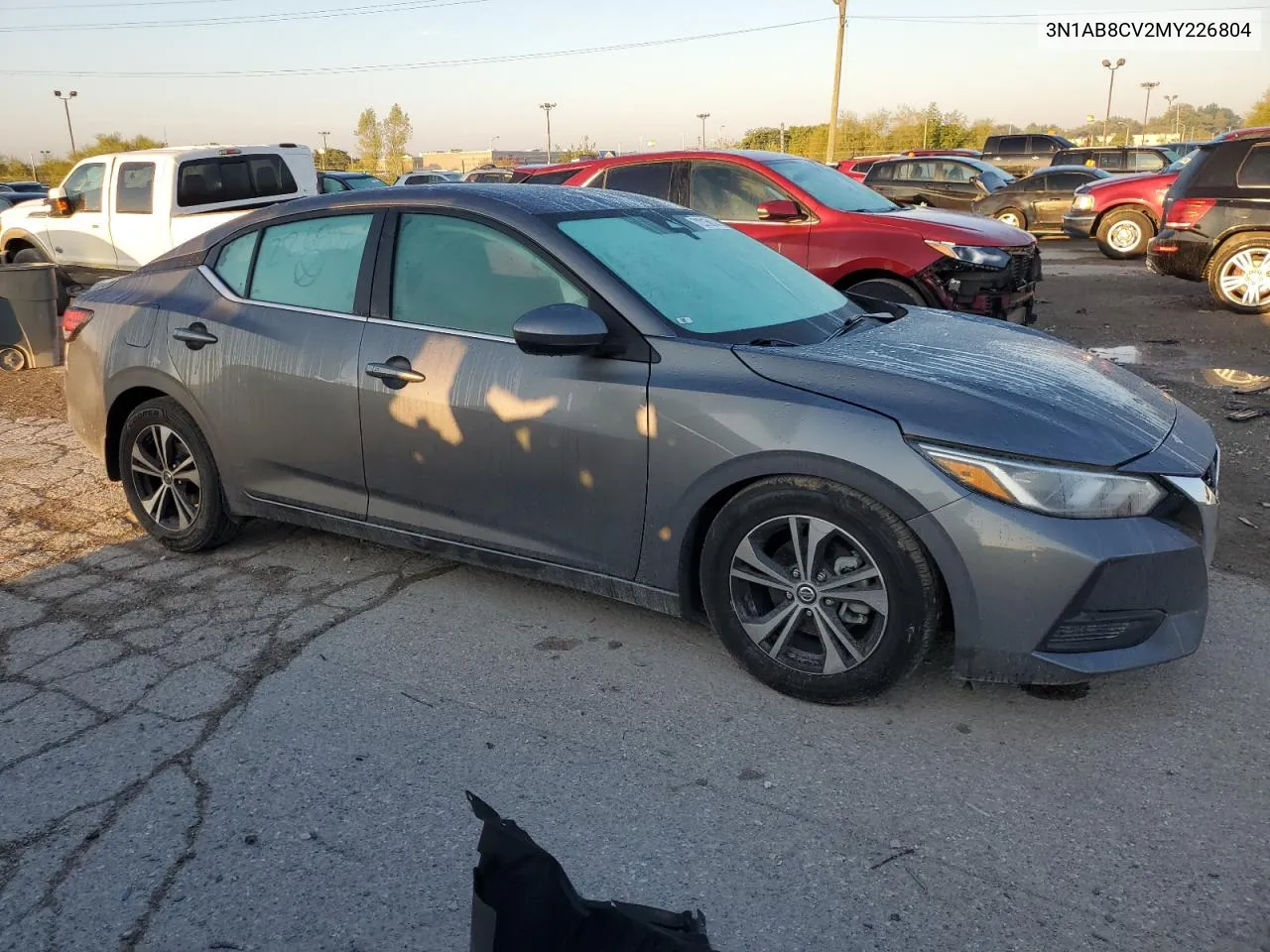 2021 Nissan Sentra Sv VIN: 3N1AB8CV2MY226804 Lot: 72215614