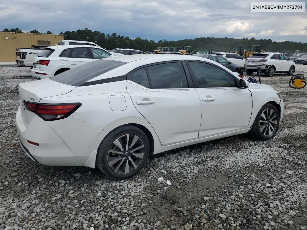 2021 Nissan Sentra Sv VIN: 3N1AB8CV4MY273784 Lot: 72246784