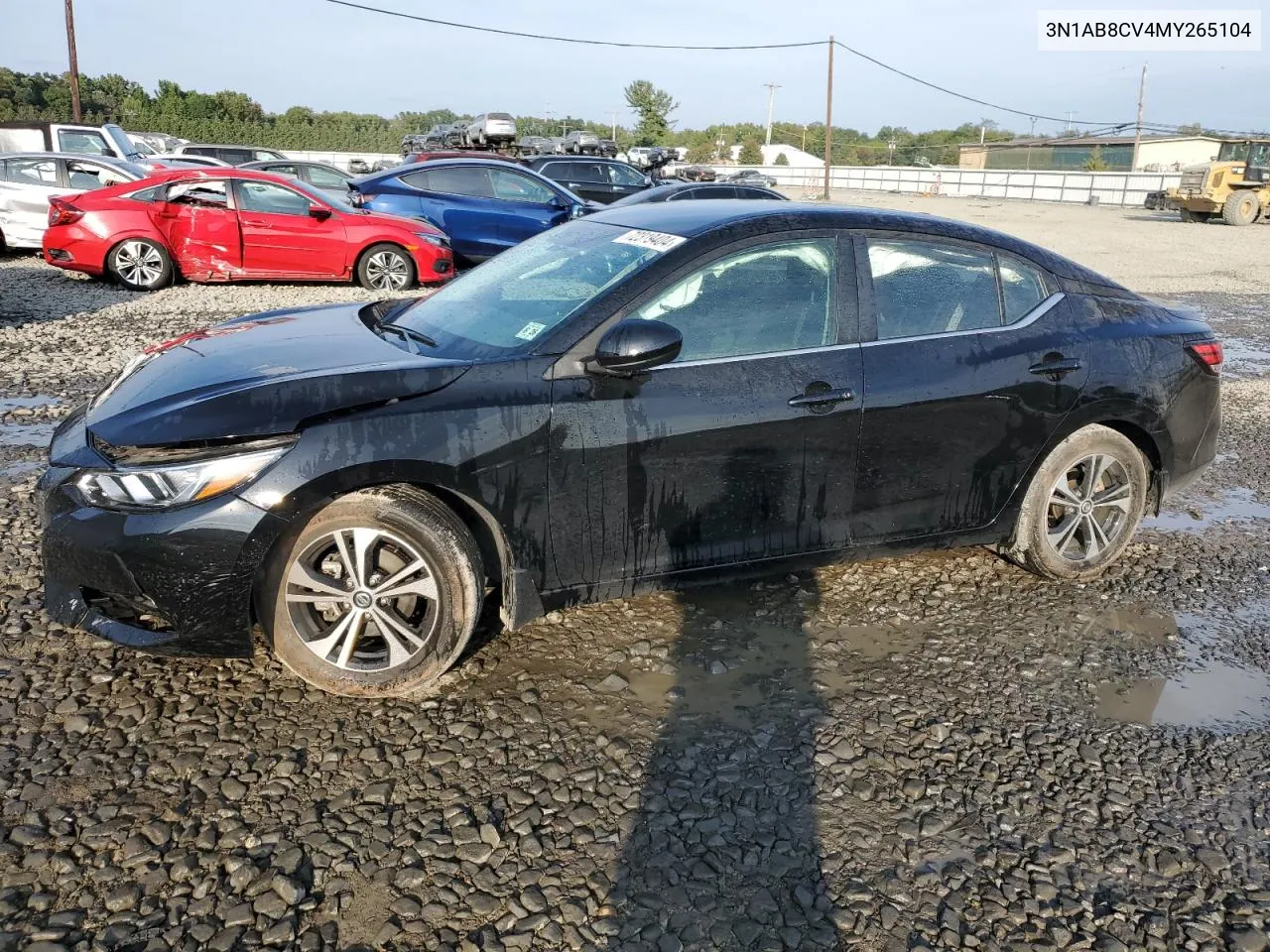 2021 Nissan Sentra Sv VIN: 3N1AB8CV4MY265104 Lot: 72319404