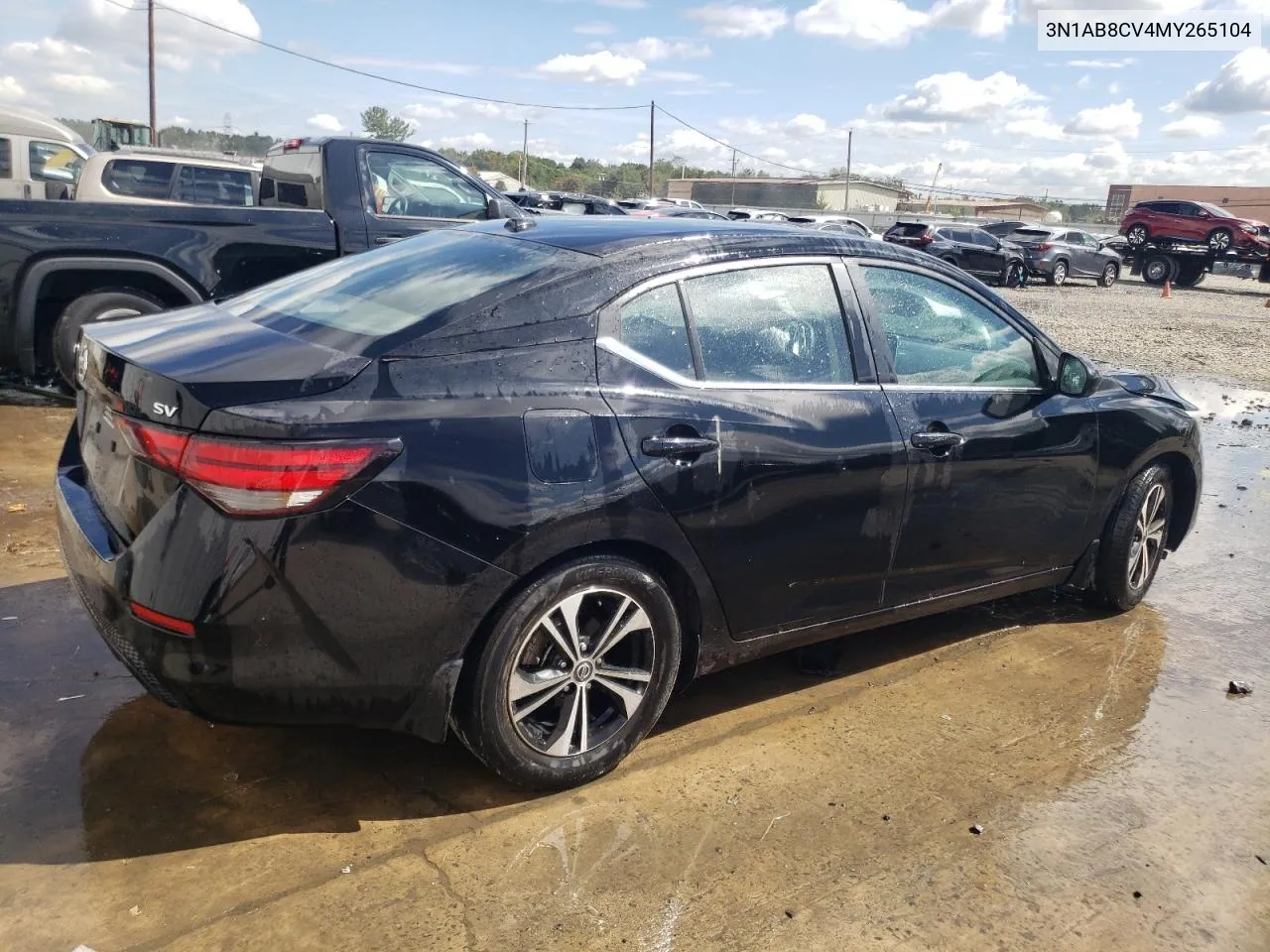 2021 Nissan Sentra Sv VIN: 3N1AB8CV4MY265104 Lot: 72319404