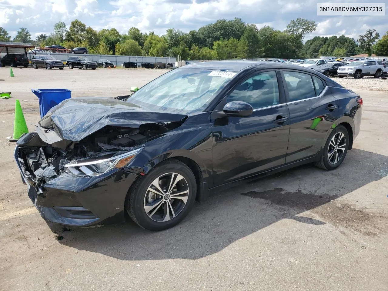 2021 Nissan Sentra Sv VIN: 3N1AB8CV6MY327215 Lot: 72323714