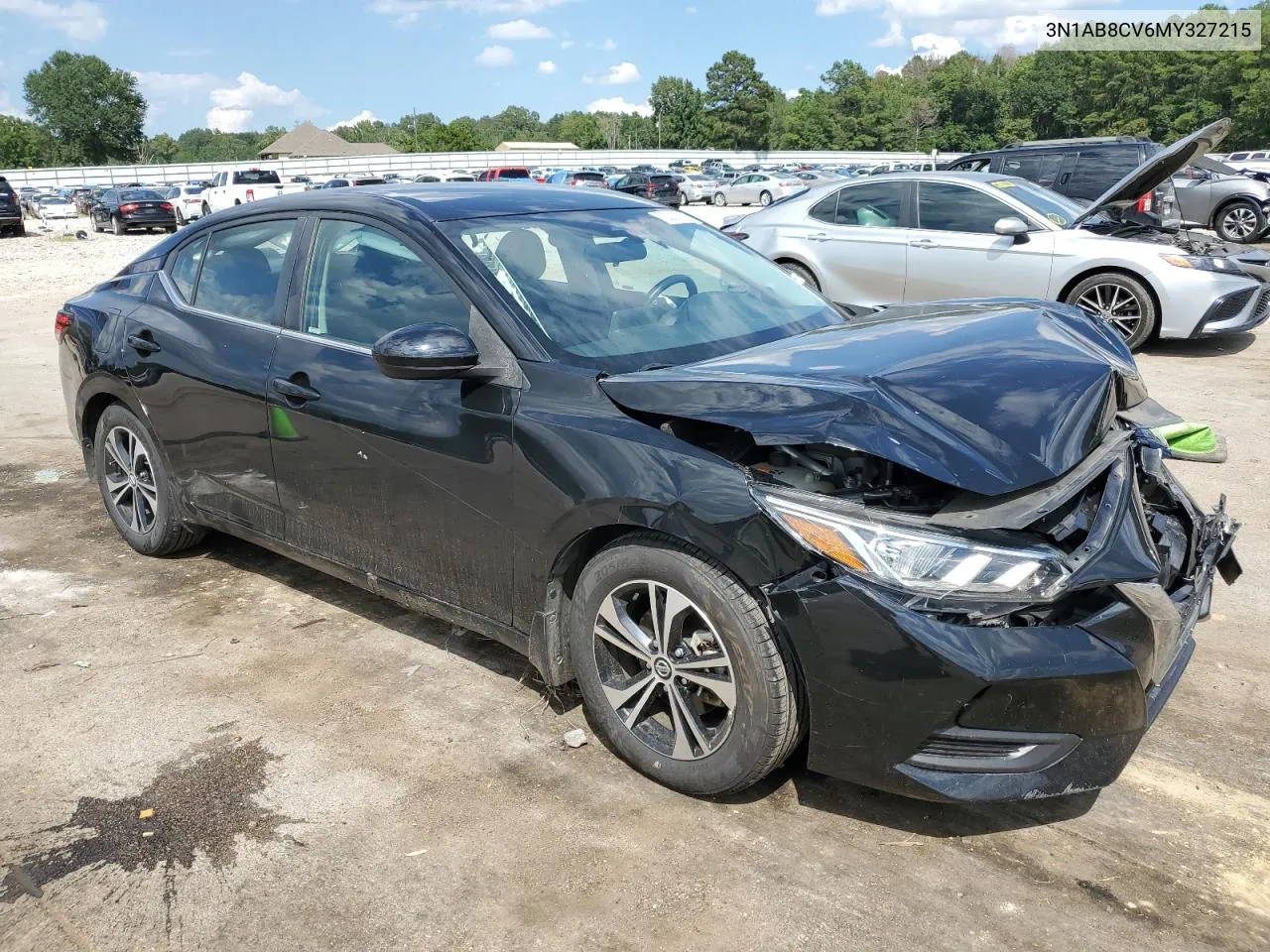 2021 Nissan Sentra Sv VIN: 3N1AB8CV6MY327215 Lot: 72323714