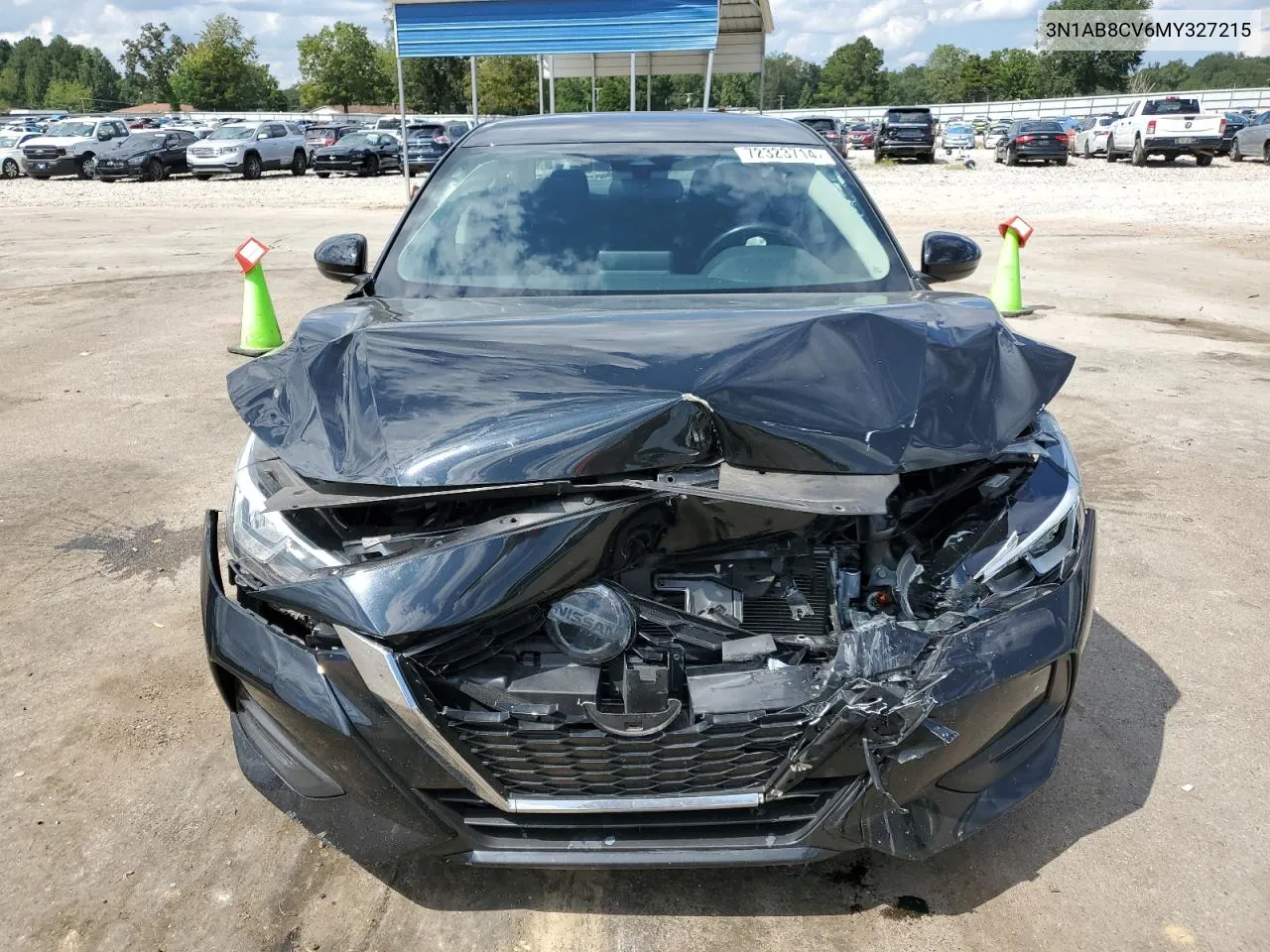 2021 Nissan Sentra Sv VIN: 3N1AB8CV6MY327215 Lot: 72323714