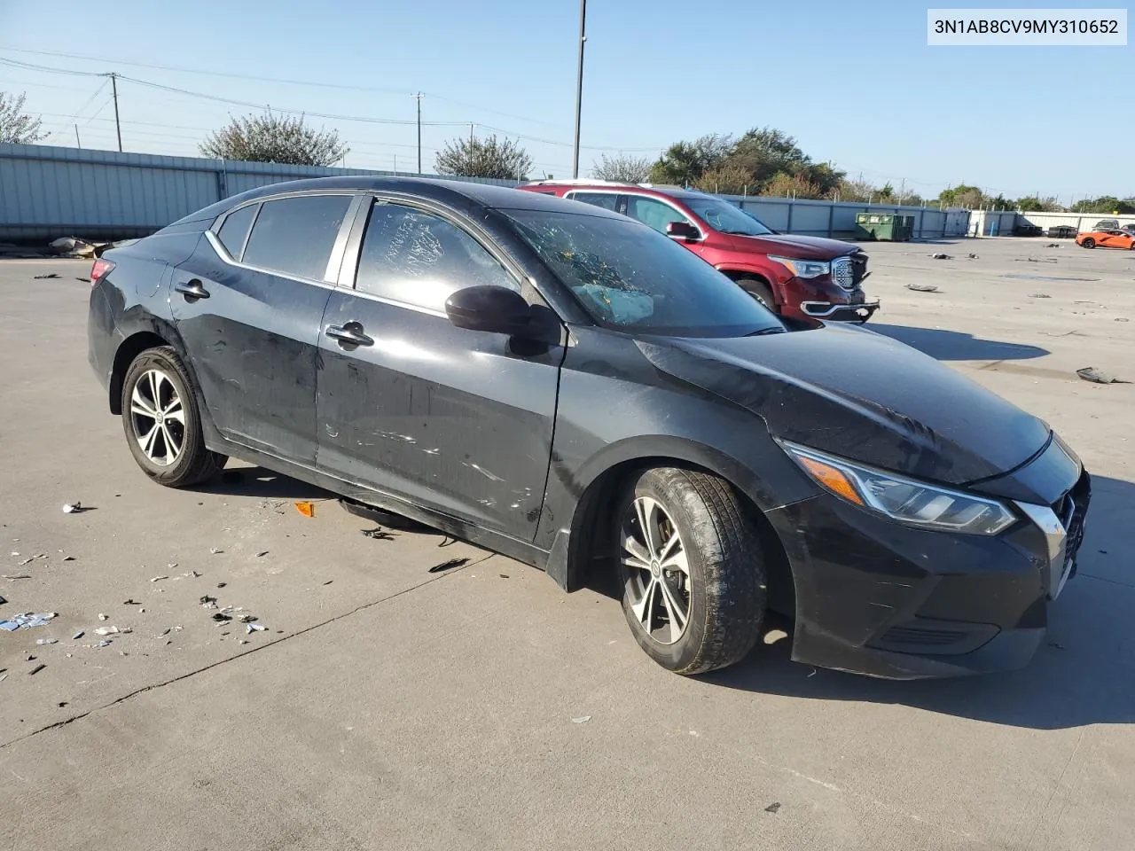 2021 Nissan Sentra Sv VIN: 3N1AB8CV9MY310652 Lot: 72328944