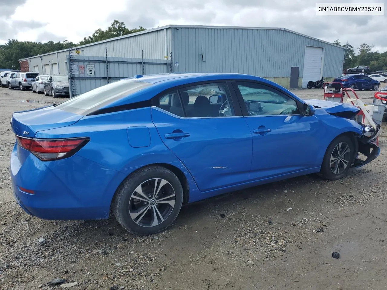 2021 Nissan Sentra Sv VIN: 3N1AB8CV8MY235748 Lot: 72333414