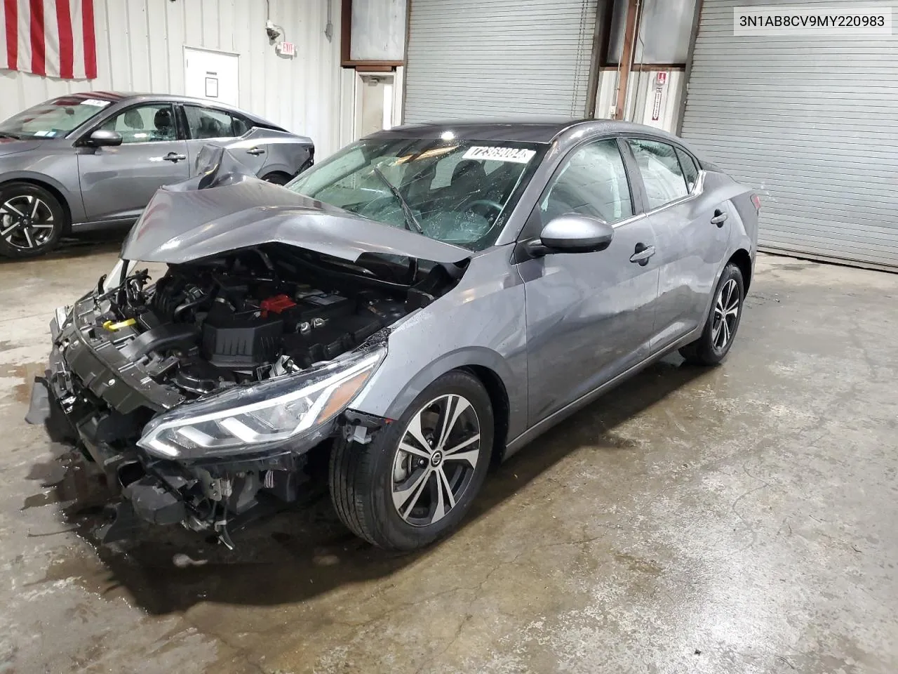 2021 Nissan Sentra Sv VIN: 3N1AB8CV9MY220983 Lot: 72369084