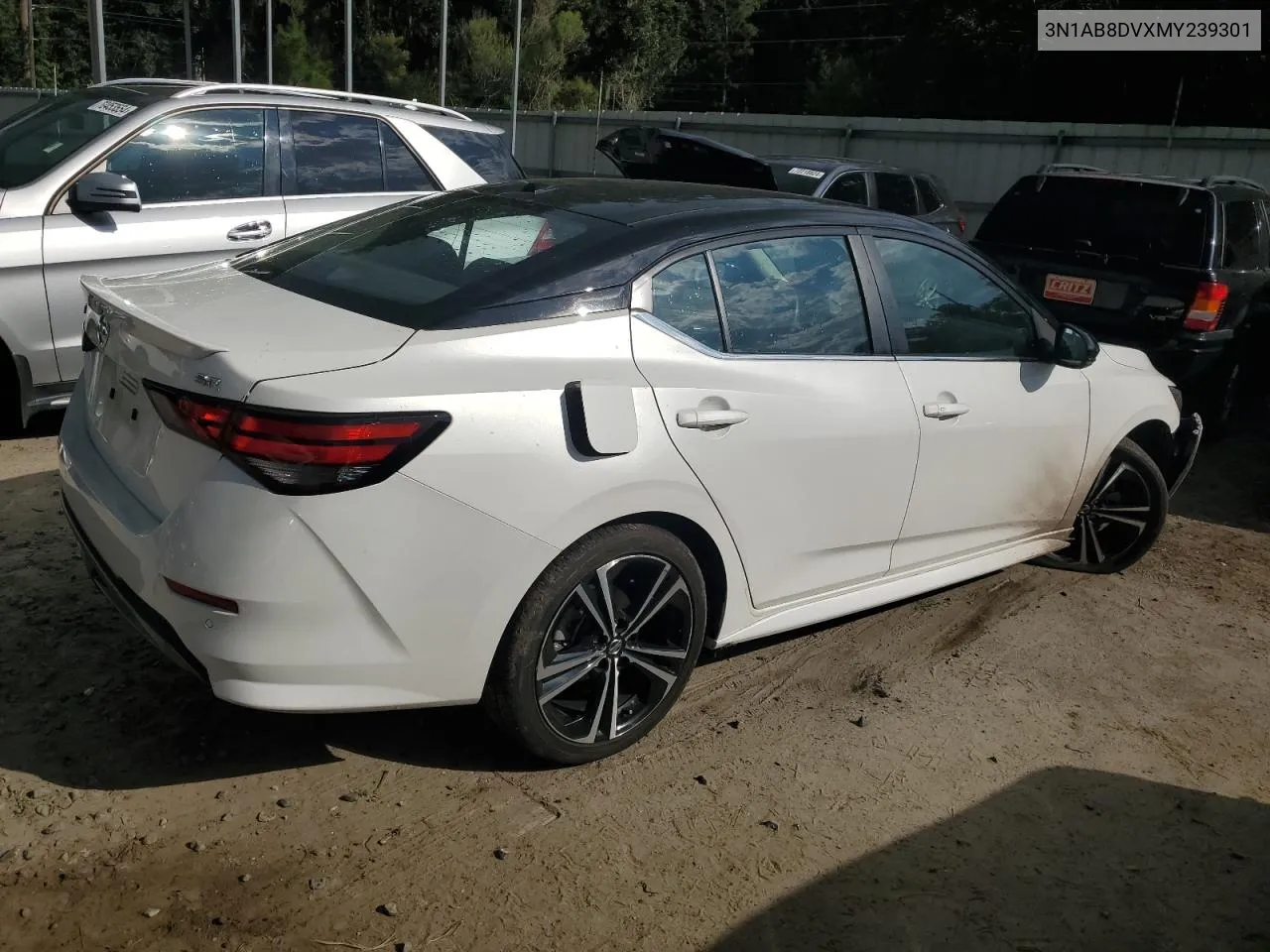 2021 Nissan Sentra Sr VIN: 3N1AB8DVXMY239301 Lot: 72439014