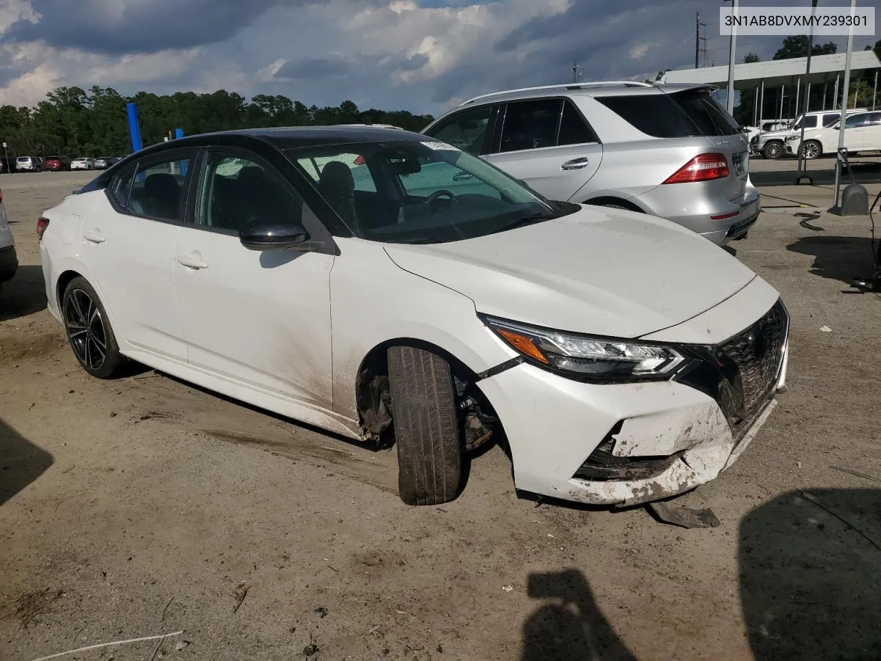 2021 Nissan Sentra Sr VIN: 3N1AB8DVXMY239301 Lot: 72439014