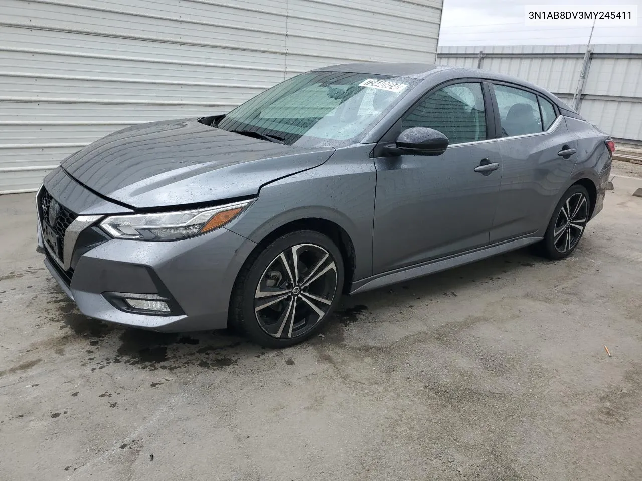 2021 Nissan Sentra Sr VIN: 3N1AB8DV3MY245411 Lot: 72440924