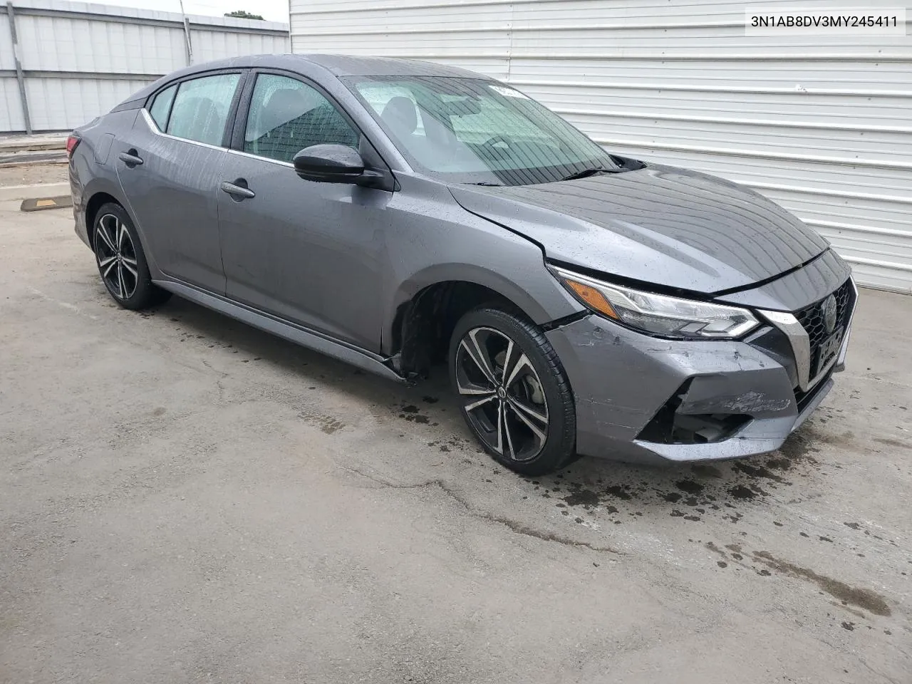 2021 Nissan Sentra Sr VIN: 3N1AB8DV3MY245411 Lot: 72440924