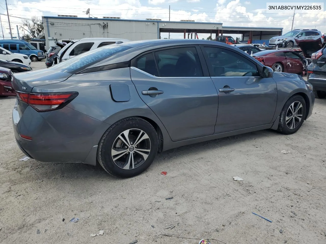 2021 Nissan Sentra Sv VIN: 3N1AB8CV1MY226535 Lot: 72441764