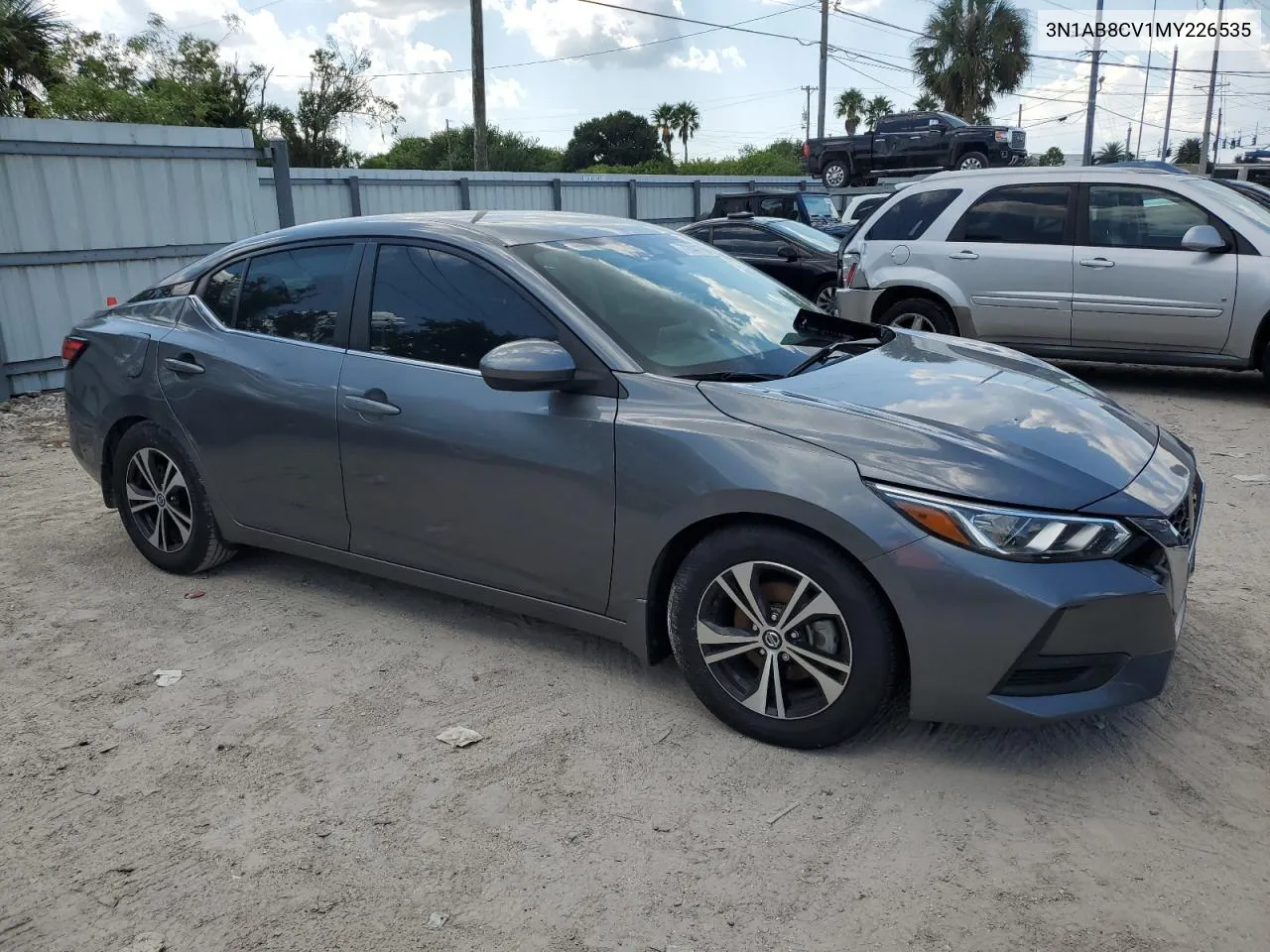 2021 Nissan Sentra Sv VIN: 3N1AB8CV1MY226535 Lot: 72441764