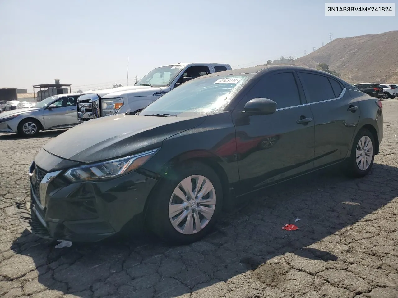 2021 Nissan Sentra S VIN: 3N1AB8BV4MY241824 Lot: 72469314