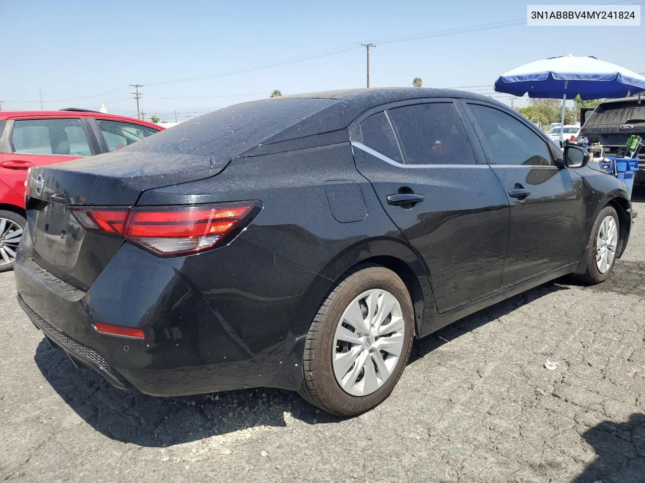 2021 Nissan Sentra S VIN: 3N1AB8BV4MY241824 Lot: 72469314