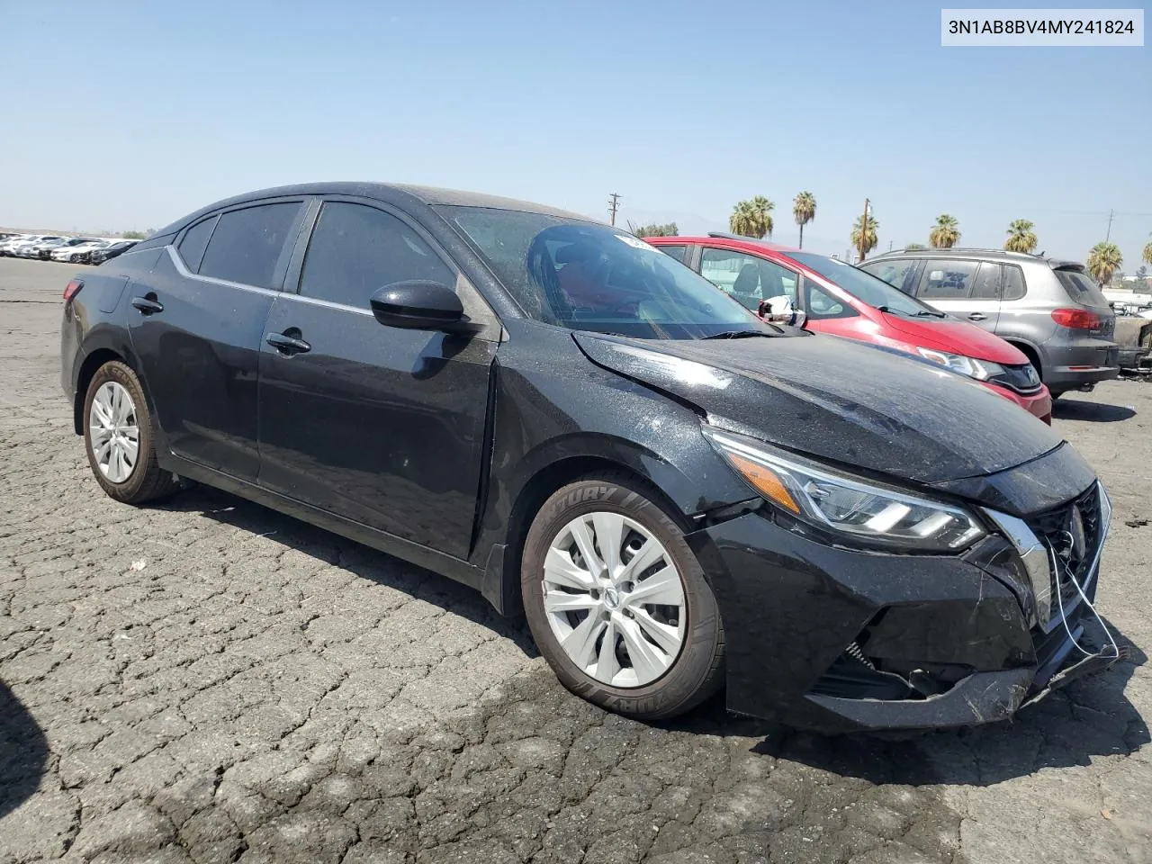 2021 Nissan Sentra S VIN: 3N1AB8BV4MY241824 Lot: 72469314