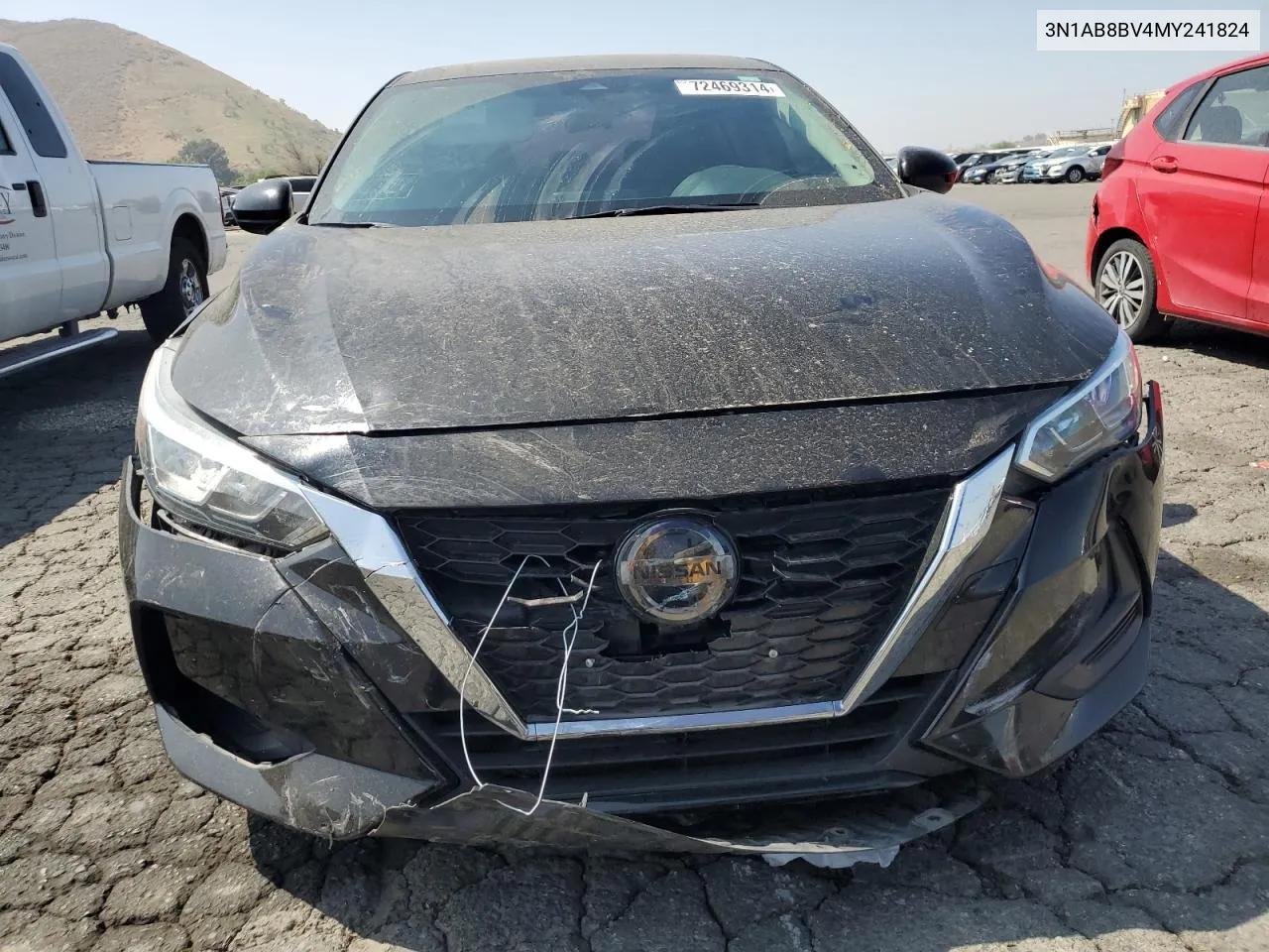 2021 Nissan Sentra S VIN: 3N1AB8BV4MY241824 Lot: 72469314