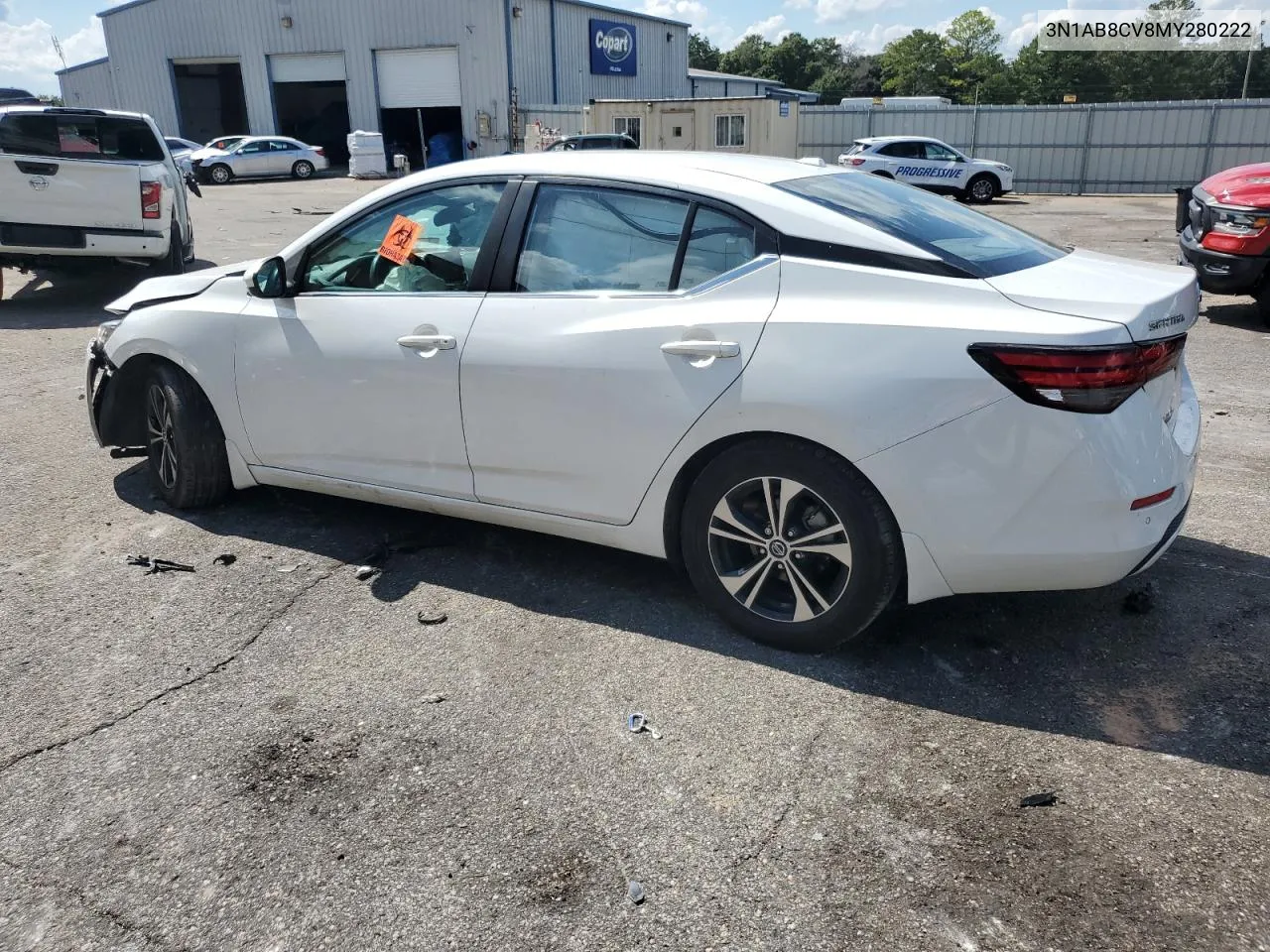 2021 Nissan Sentra Sv VIN: 3N1AB8CV8MY280222 Lot: 72567144